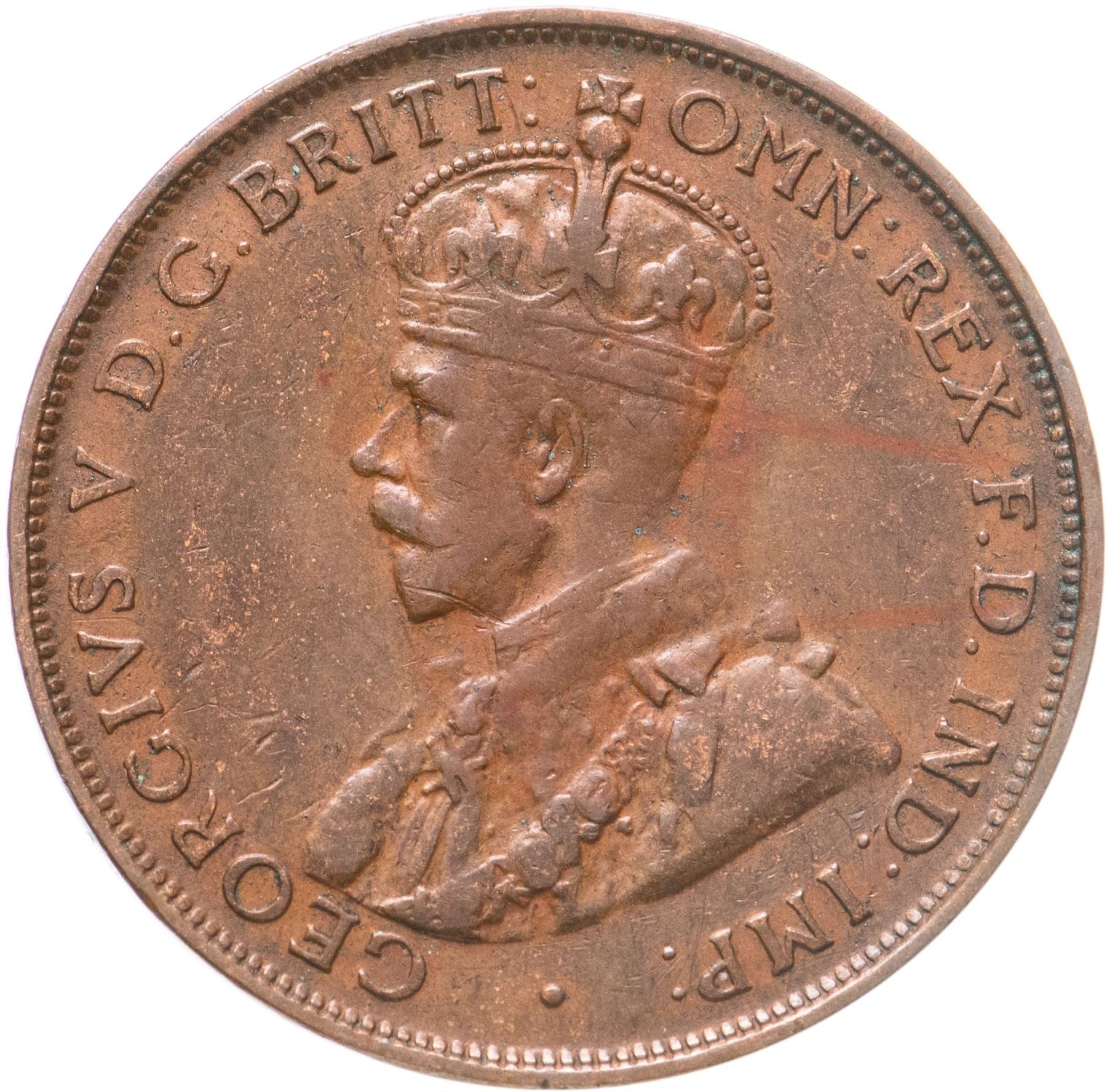 Australia Coin | 1 Penny | King George V | KM23 | 1911 - 1936