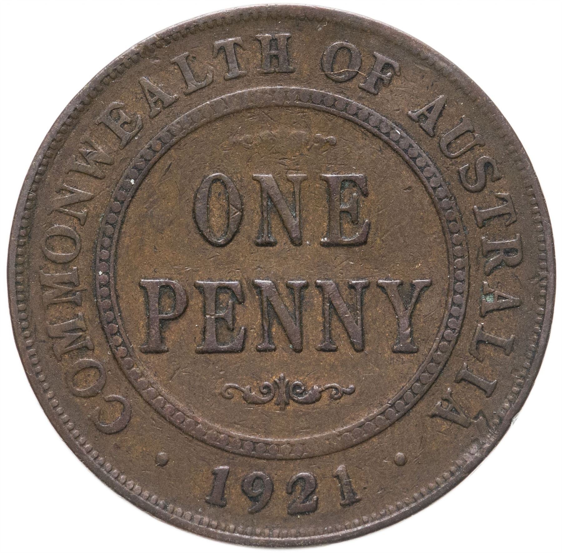 Australia Coin | 1 Penny | King George V | KM23 | 1911 - 1936