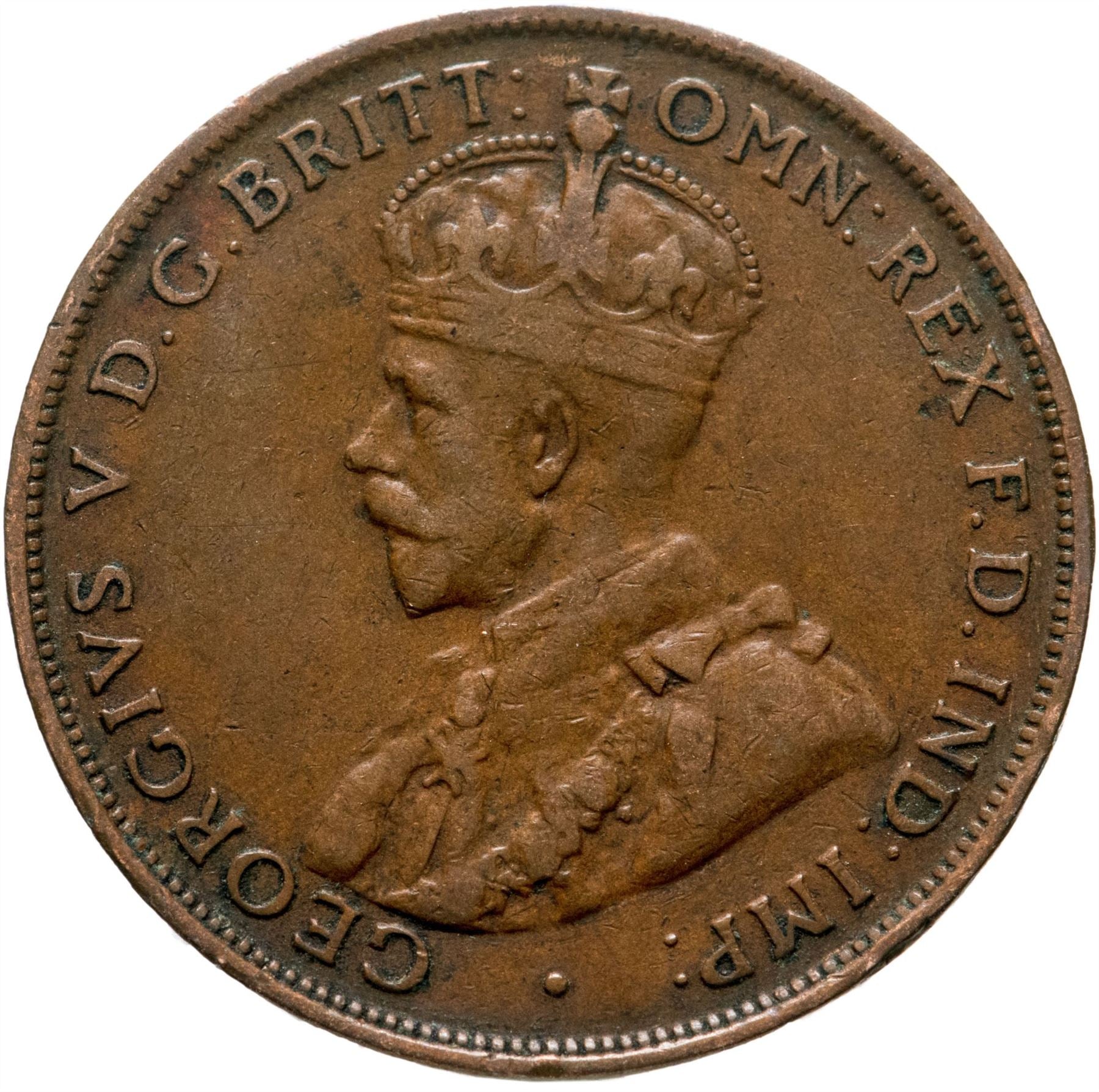 Australia Coin | 1 Penny | King George V | KM23 | 1911 - 1936