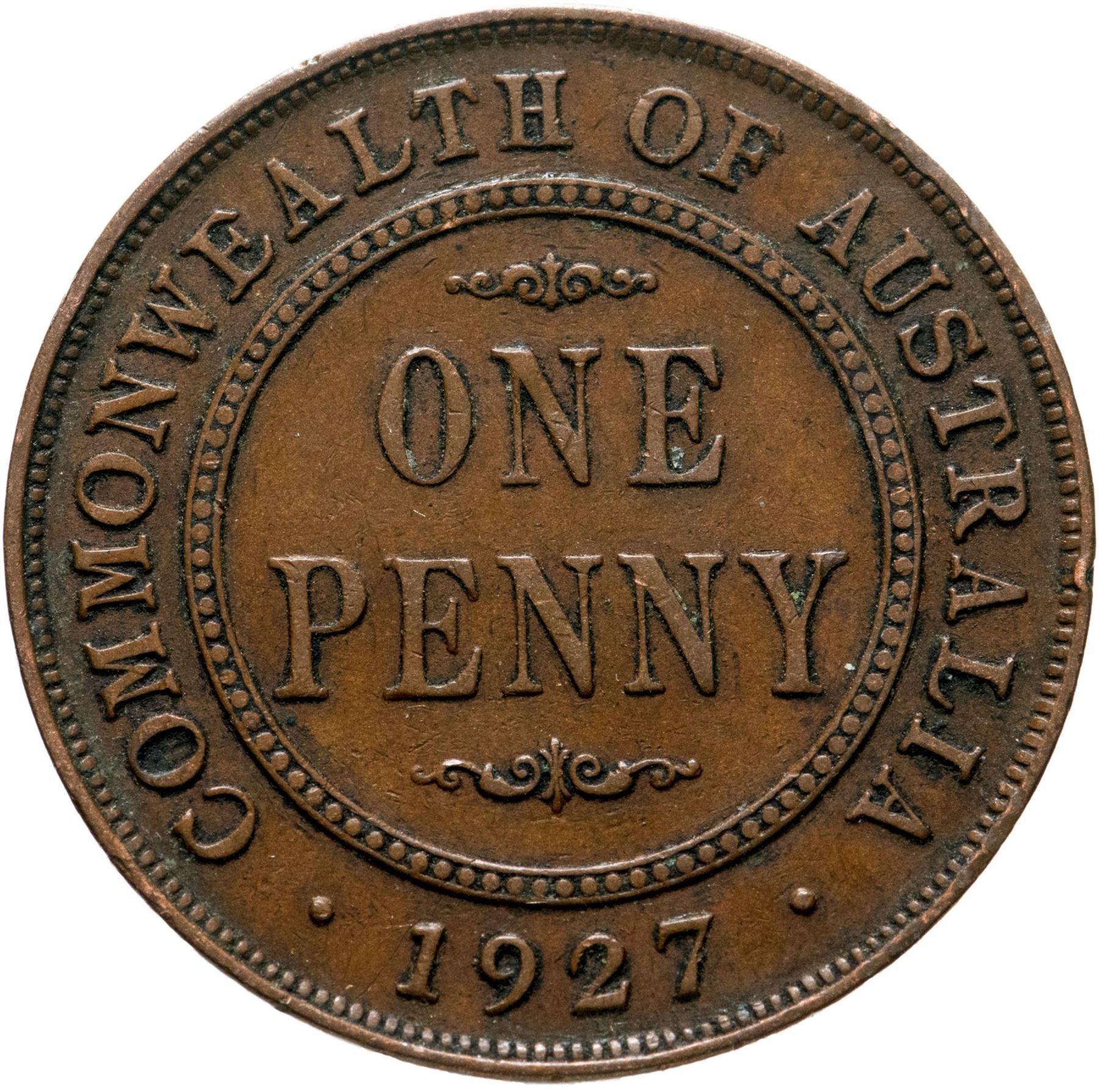 Australia Coin | 1 Penny | King George V | KM23 | 1911 - 1936