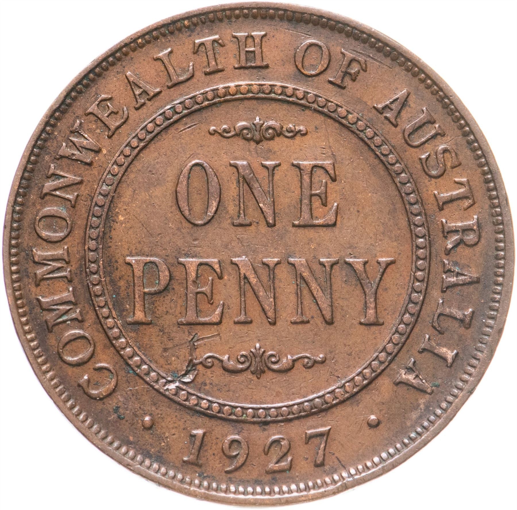 Australia Coin | 1 Penny | King George V | KM23 | 1911 - 1936