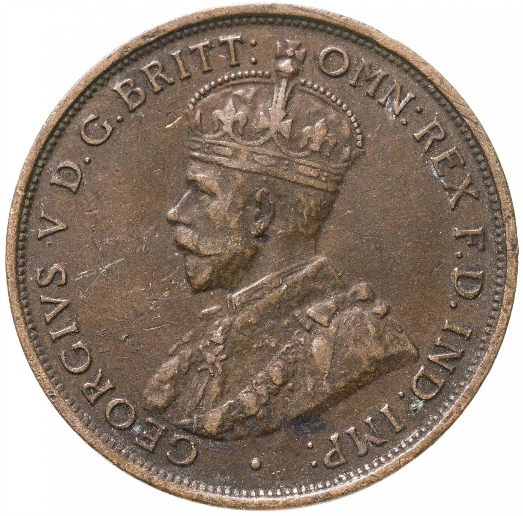 Australia Coin | 1 Penny | King George V | KM23 | 1911 - 1936