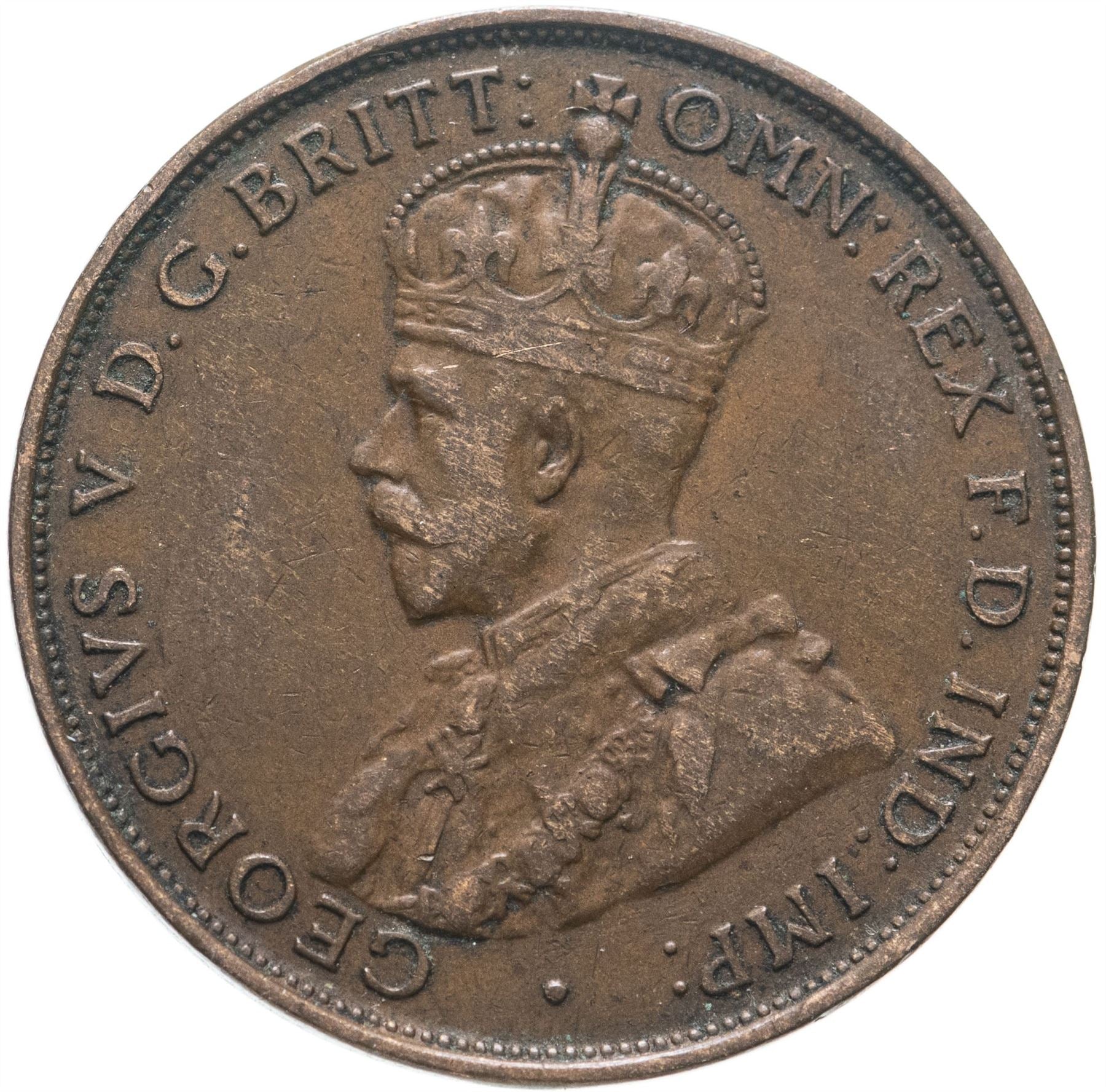 Australia Coin | 1 Penny | King George V | KM23 | 1911 - 1936