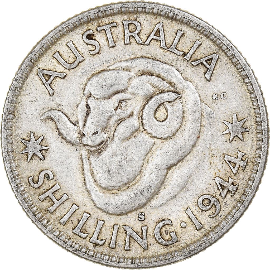 Australia Coin | 1 Shilling | George VI | Merino Ram | KM39 | 1938 - 1944