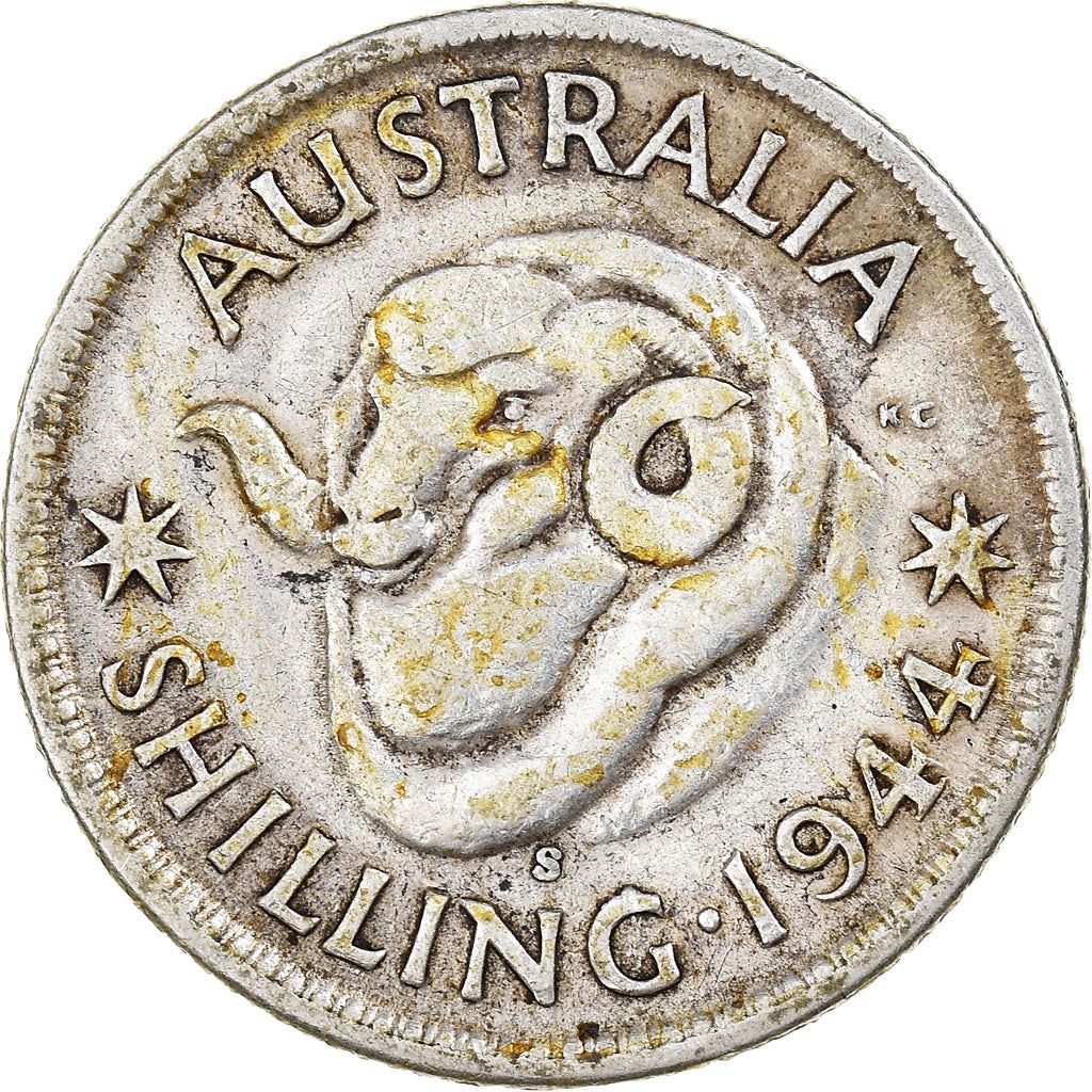 Australia Coin | 1 Shilling | George VI | Merino Ram | KM39 | 1938 - 1944