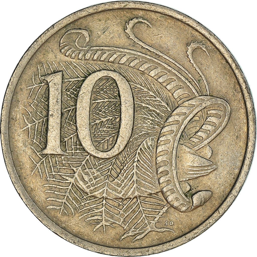 Australia Coin | 10 Cents | Elizabeth II | Superb Lyrebird | KM65 | 1966 - 2019