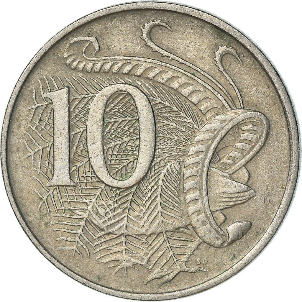 Australia Coin | 10 Cents | Elizabeth II | Superb Lyrebird | KM65 | 1966 - 2019