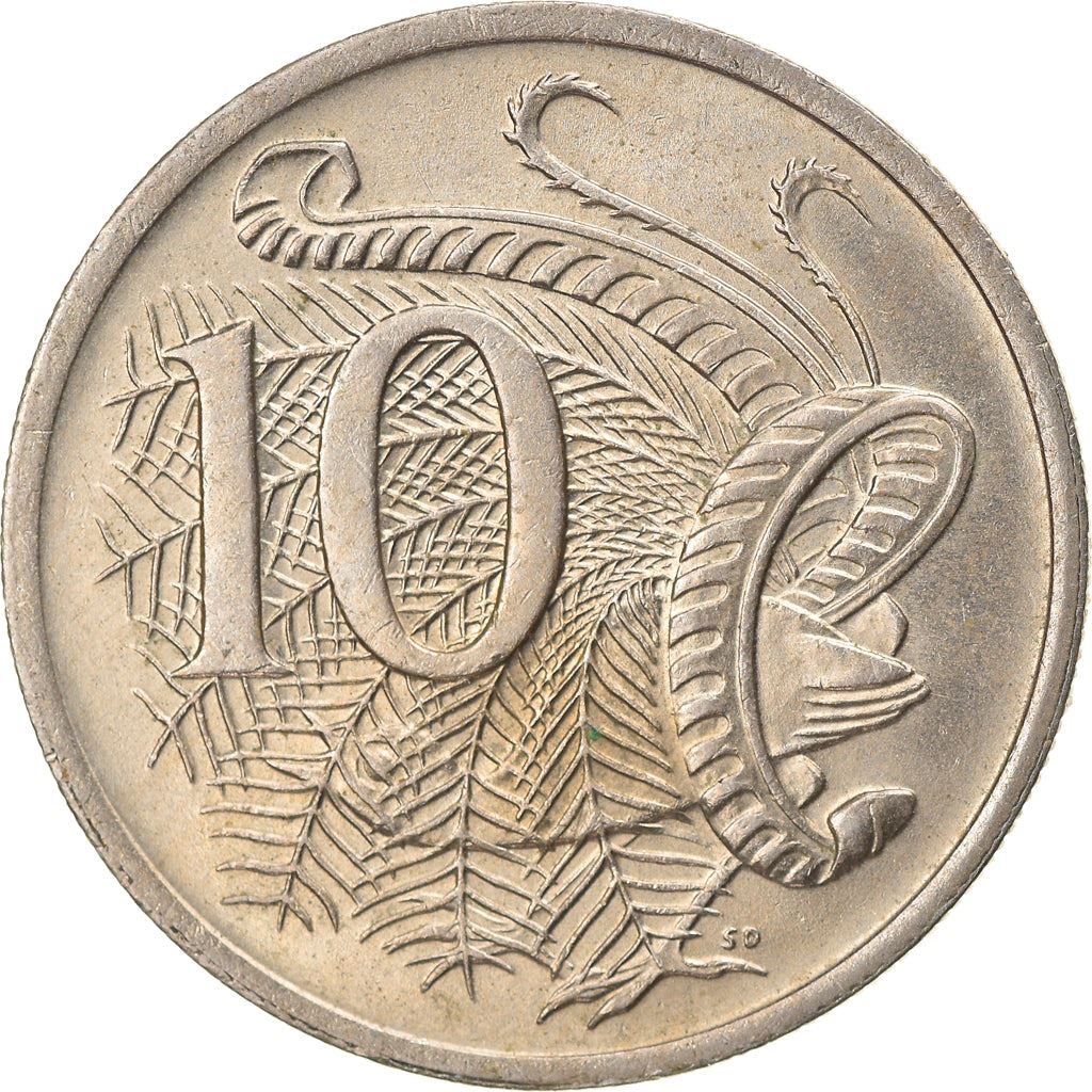 Australia Coin | 10 Cents | Elizabeth II | Superb Lyrebird | KM65 | 1966 - 2019