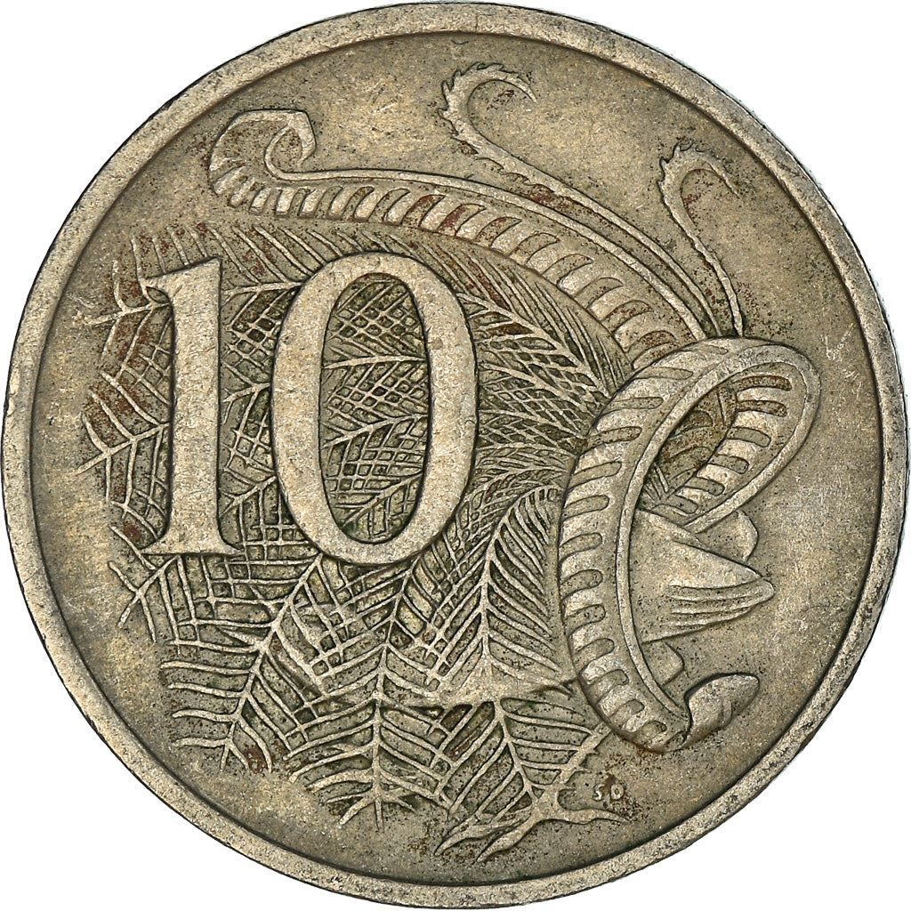 Australia Coin | 10 Cents | Elizabeth II | Superb Lyrebird | KM65 | 1966 - 2019