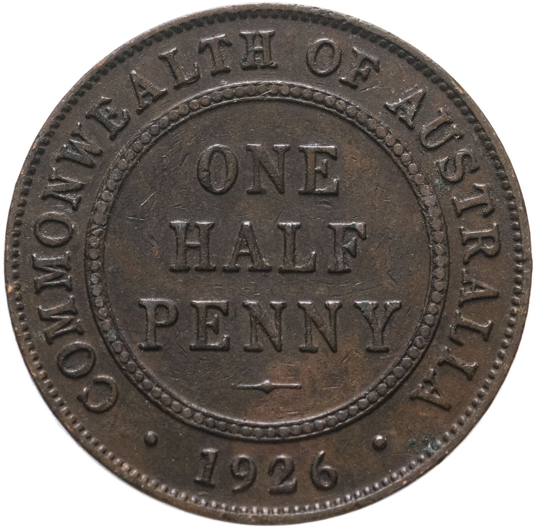 Australia Coin | ½ Penny | George V | KM22 | 1911 - 1936