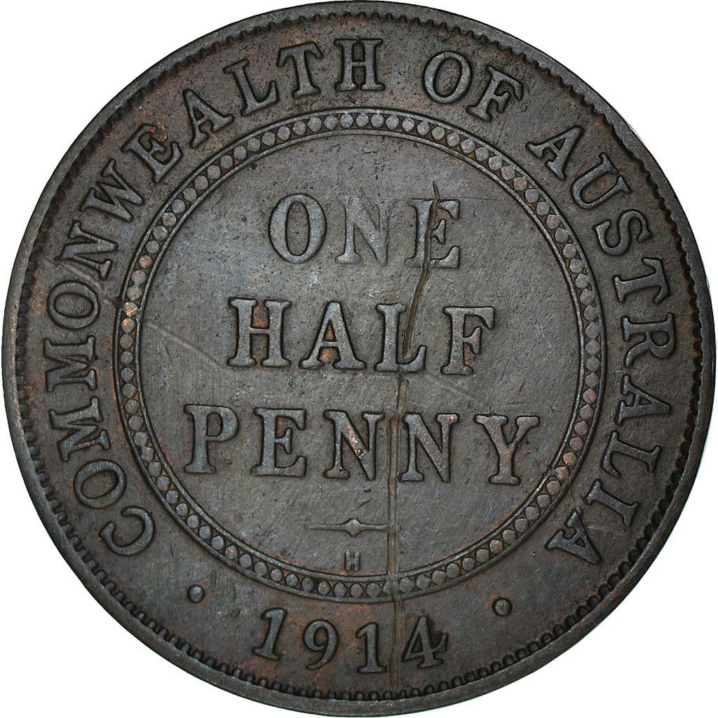 Australia Coin | ½ Penny | George V | KM22 | 1911 - 1936