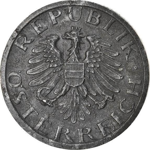 Austria 1 Groschen Coin | KM2873 | 1947