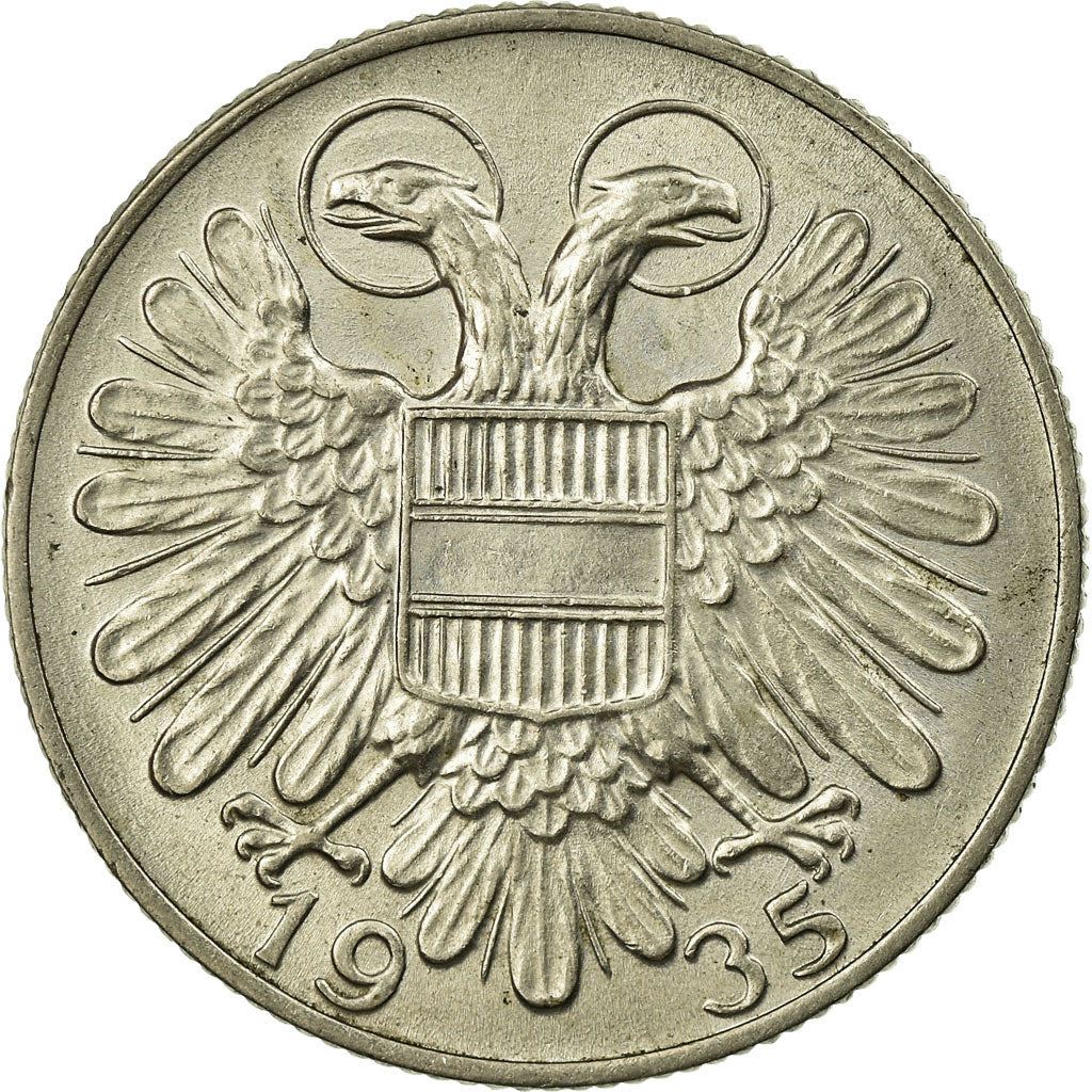 Austria 1 Schilling Coin | Grain | KM2851 | 1934 - 1935