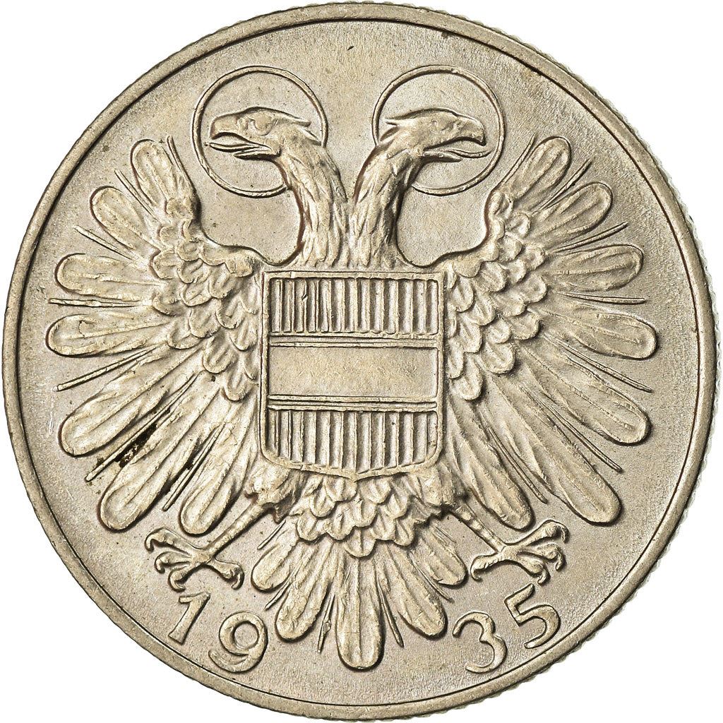 Austria 1 Schilling Coin | Grain | KM2851 | 1934 - 1935