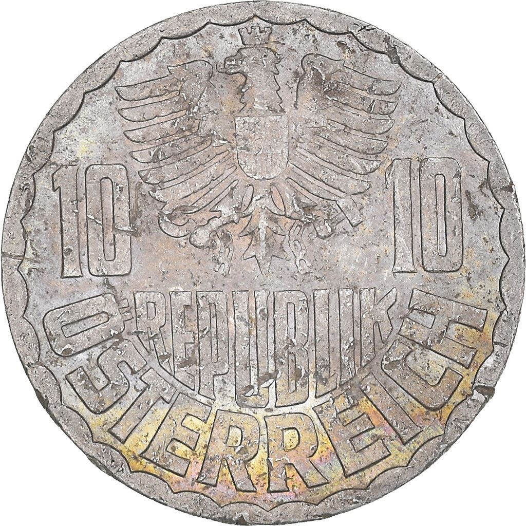 Austria 10 Groschen Coin | KM2878 | 1951 - 2001