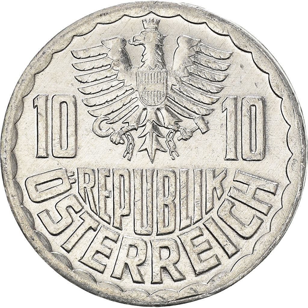 Austria 10 Groschen Coin | KM2878 | 1951 - 2001