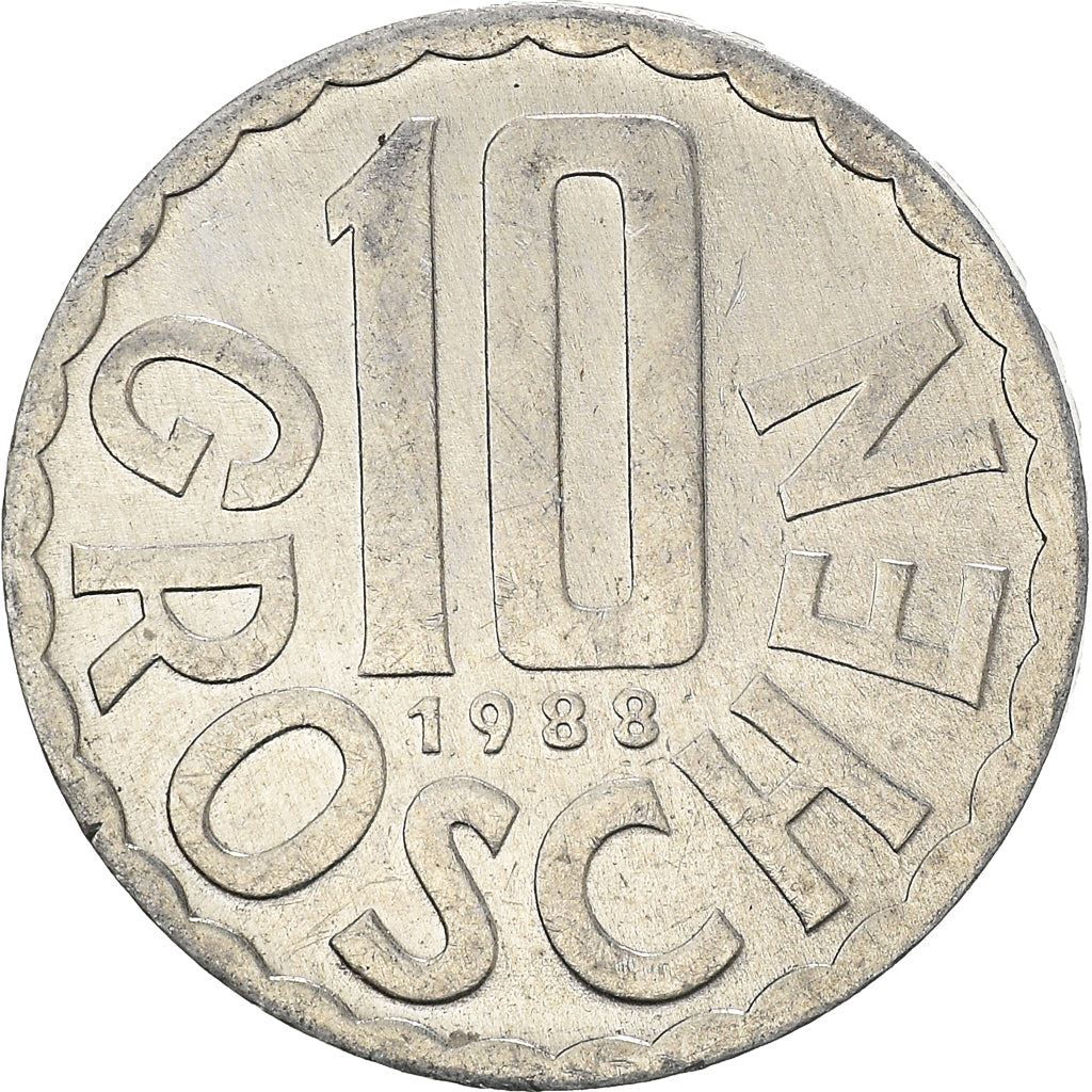 Austria 10 Groschen Coin | KM2878 | 1951 - 2001