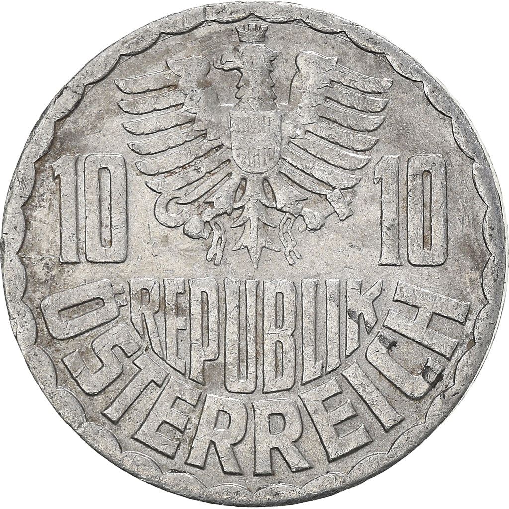 Austria 10 Groschen Coin | KM2878 | 1951 - 2001