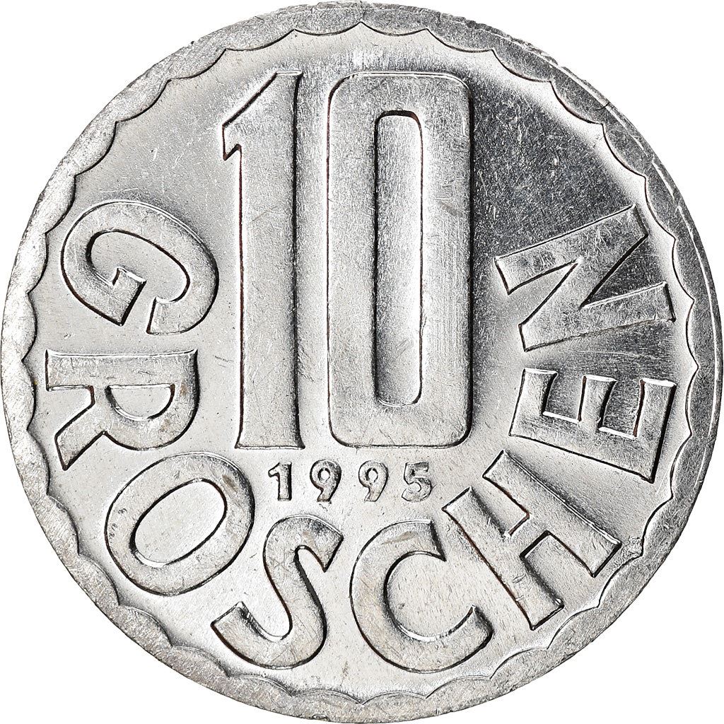 Austria 10 Groschen Coin | KM2878 | 1951 - 2001