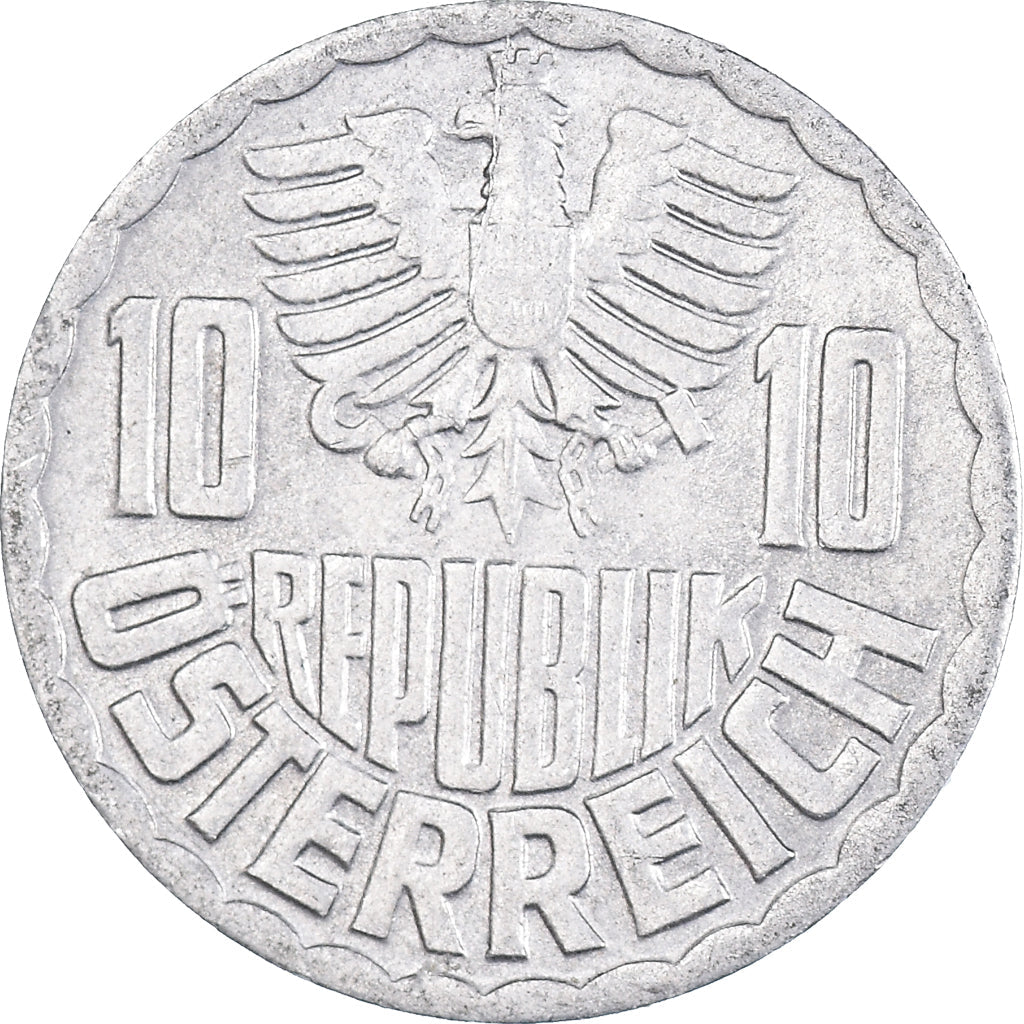 Austria 10 Groschen Coin | KM2878 | 1951 - 2001