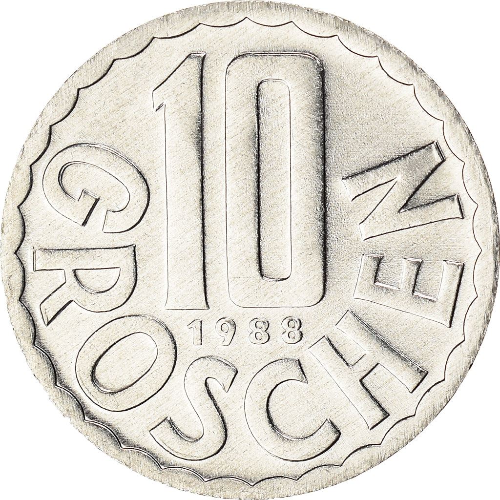 Austria 10 Groschen Coin | KM2878 | 1951 - 2001