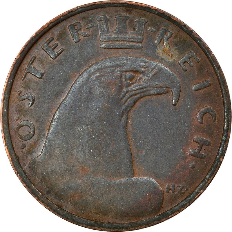 Austria | 100 Kronen Coin | Eagle | KM2832 | 1923 - 1924