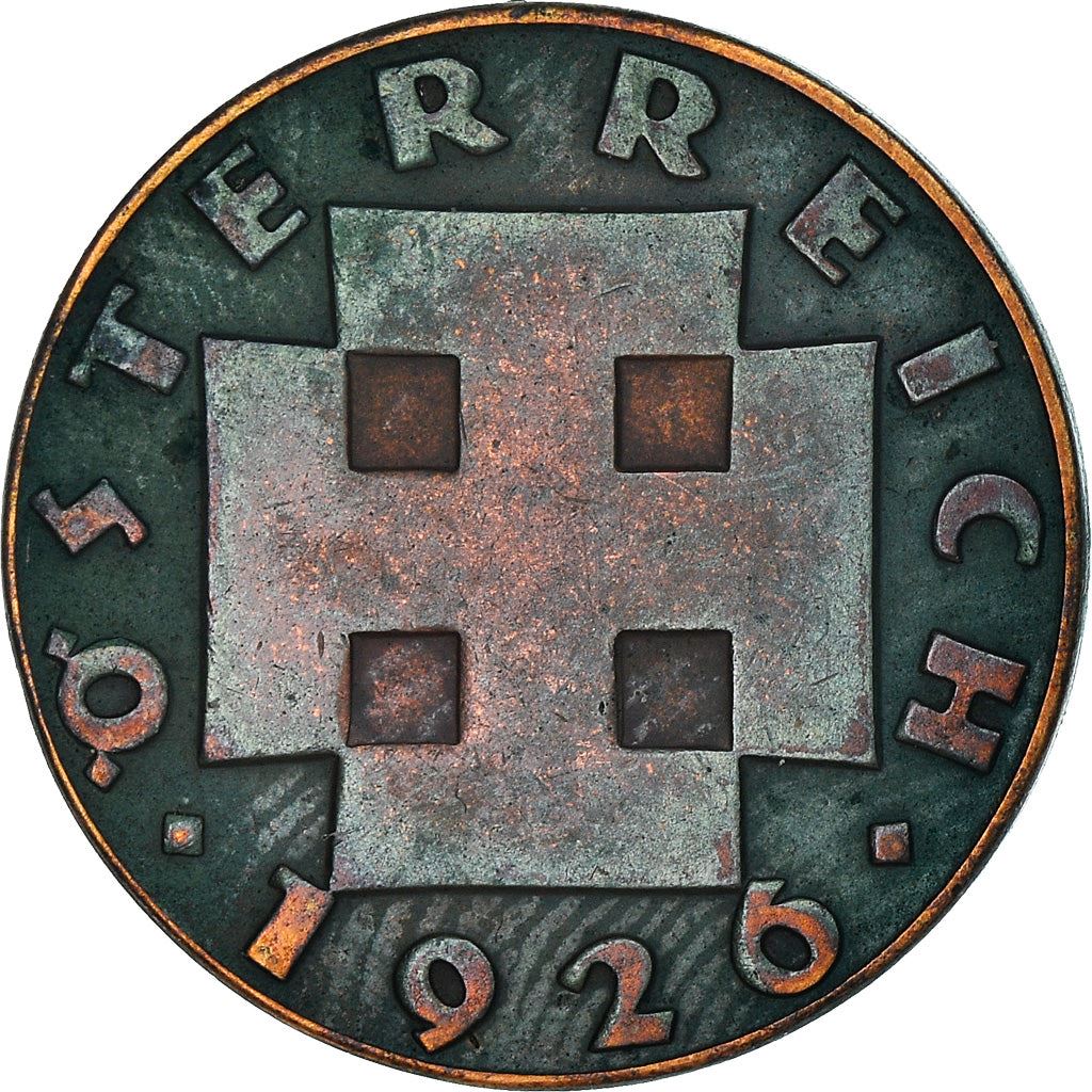 Austria 2 Groschen Coin | Cross Potent | KM2837 | 1925 - 1938