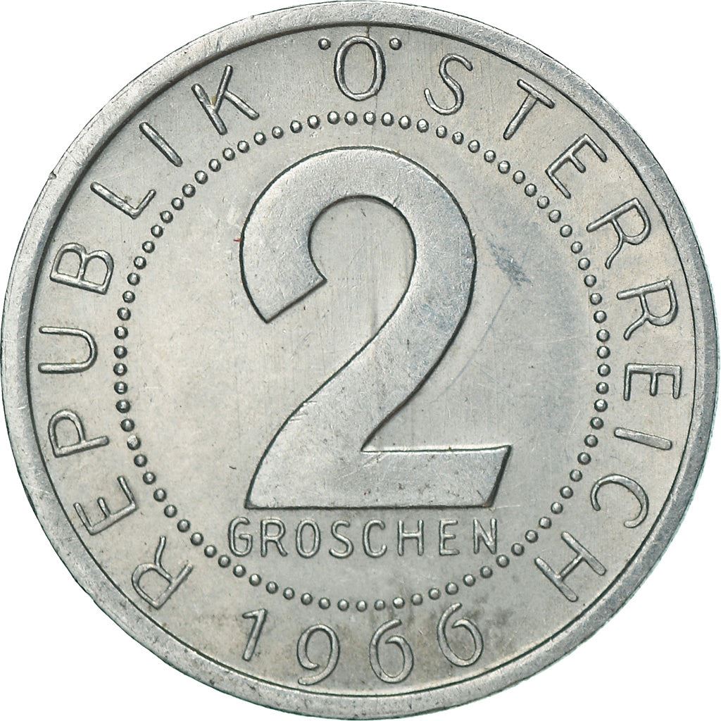 Austria 2 Groschen Coin | KM2876 | 1950 - 1994