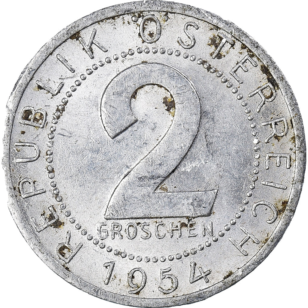 Austria 2 Groschen Coin | KM2876 | 1950 - 1994