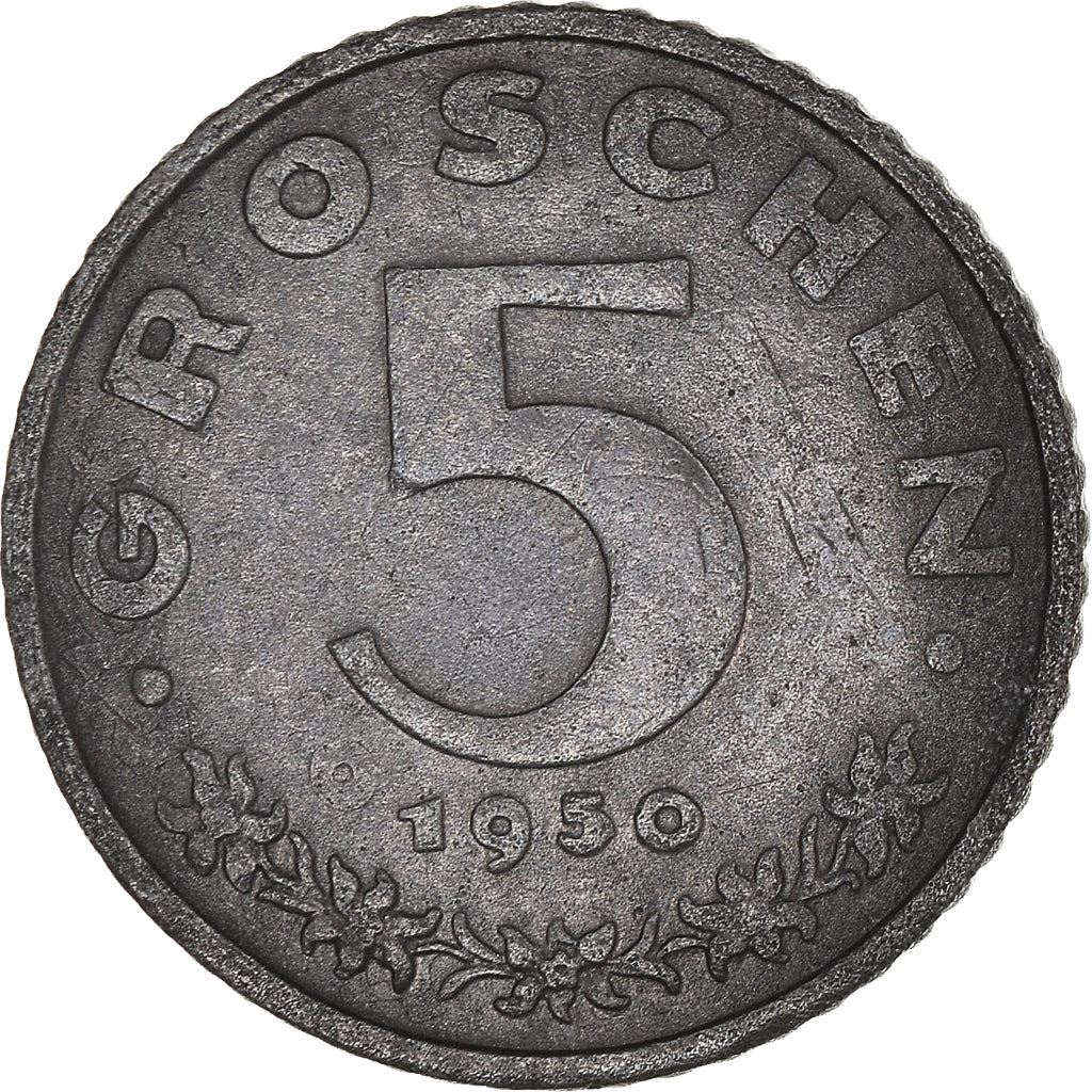 Austria 5 Groschen Coin | KM2875 | 1948 - 1994