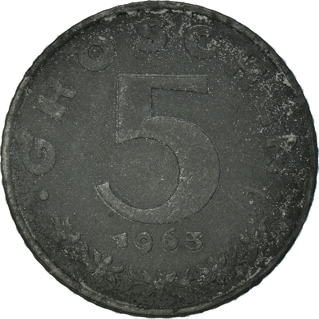 Austria 5 Groschen Coin | KM2875 | 1948 - 1994