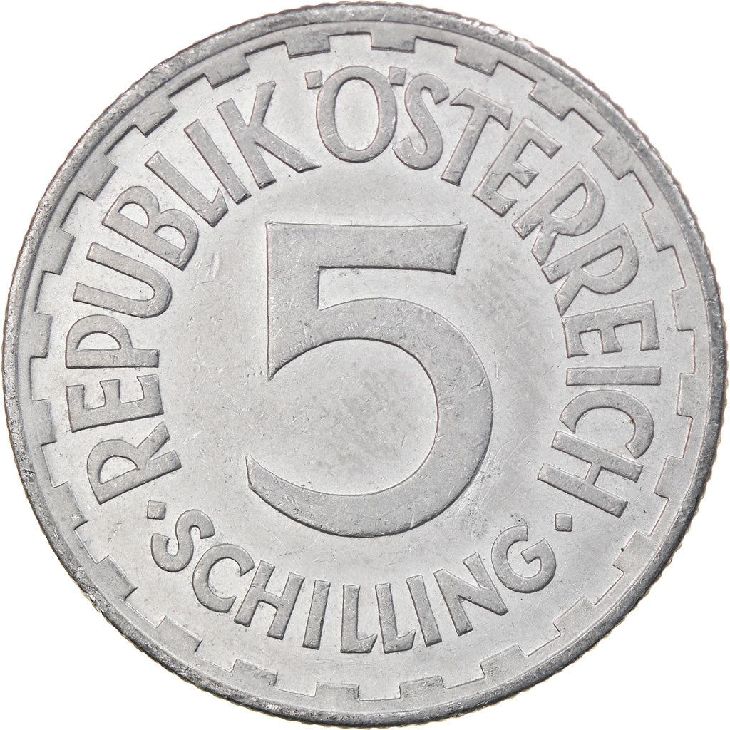 Austria 5 Schilling Coin | KM2879 | 1952 - 1957