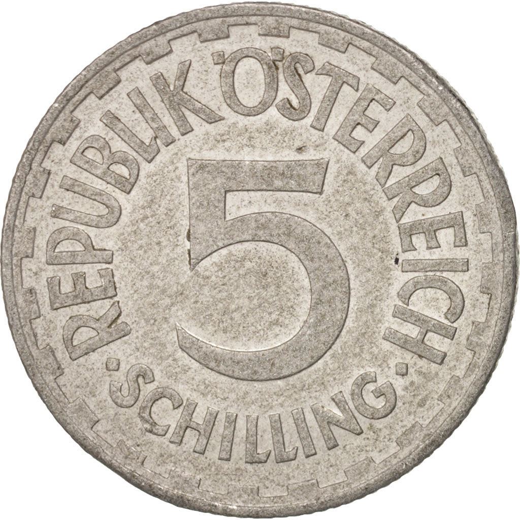 Austria 5 Schilling Coin | KM2879 | 1952 - 1957