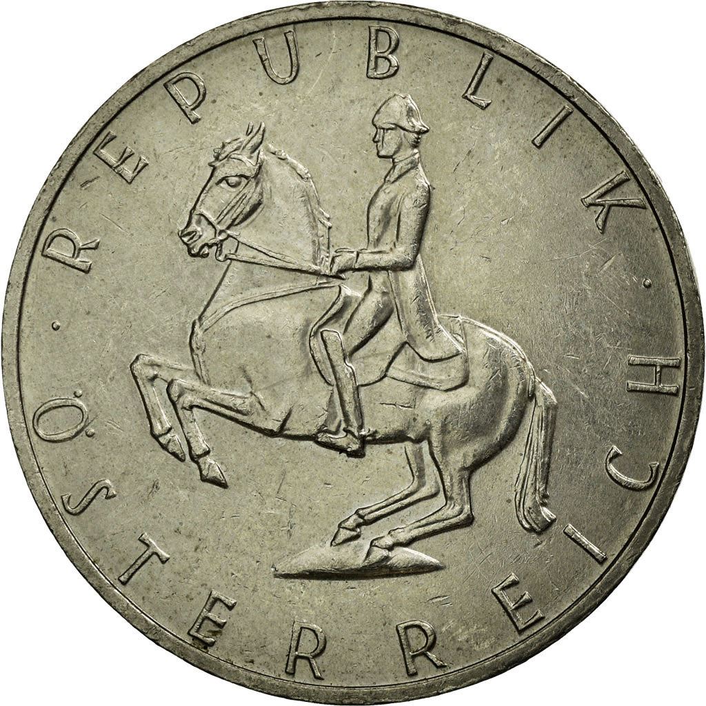 Austria 5 Schilling Coin | Lipizzaner Stallion | KM2889a | 1968 - 2001