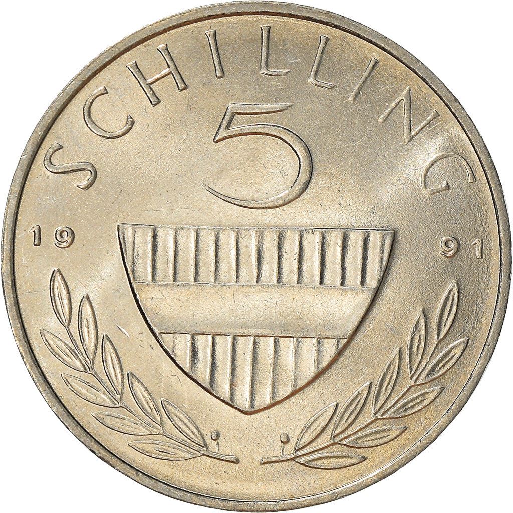 Austria 5 Schilling Coin | Lipizzaner Stallion | KM2889a | 1968 - 2001