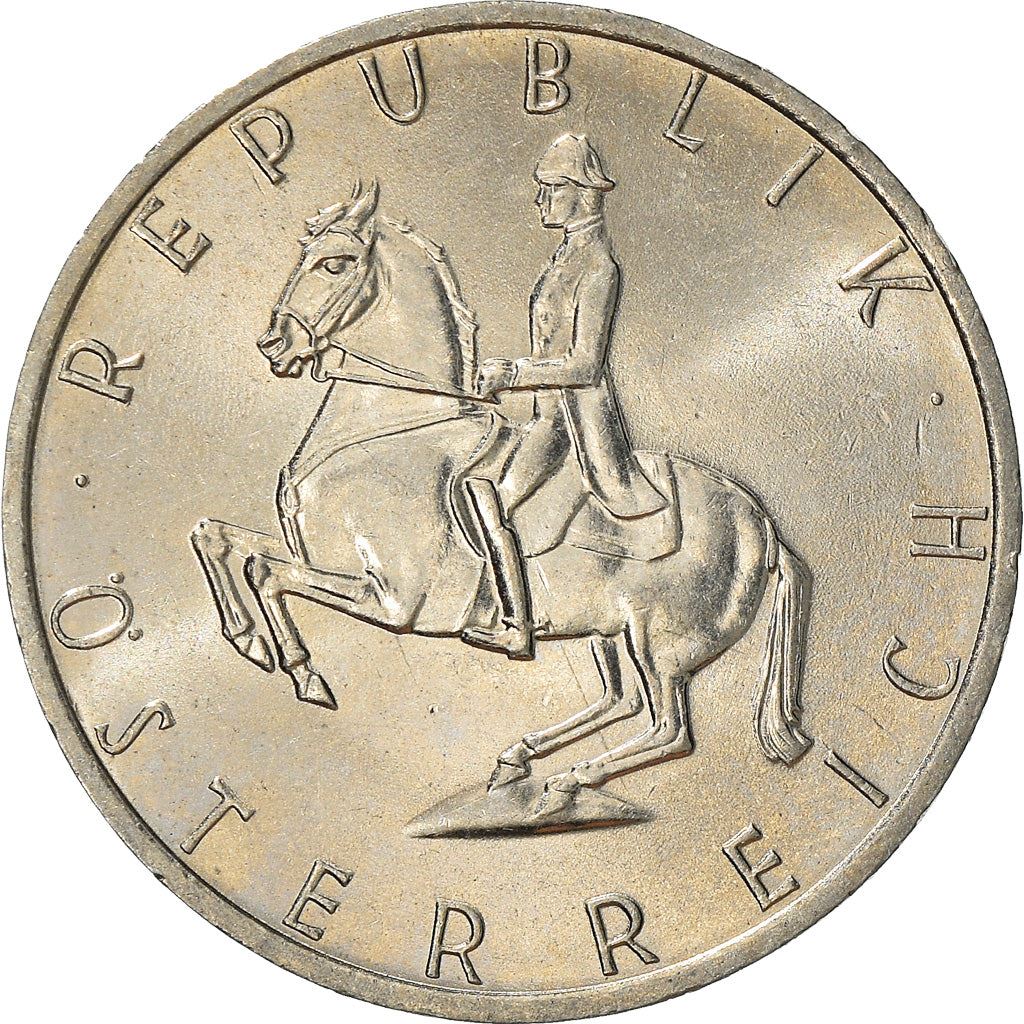 Austria 5 Schilling Coin | Lipizzaner Stallion | KM2889a | 1968 - 2001