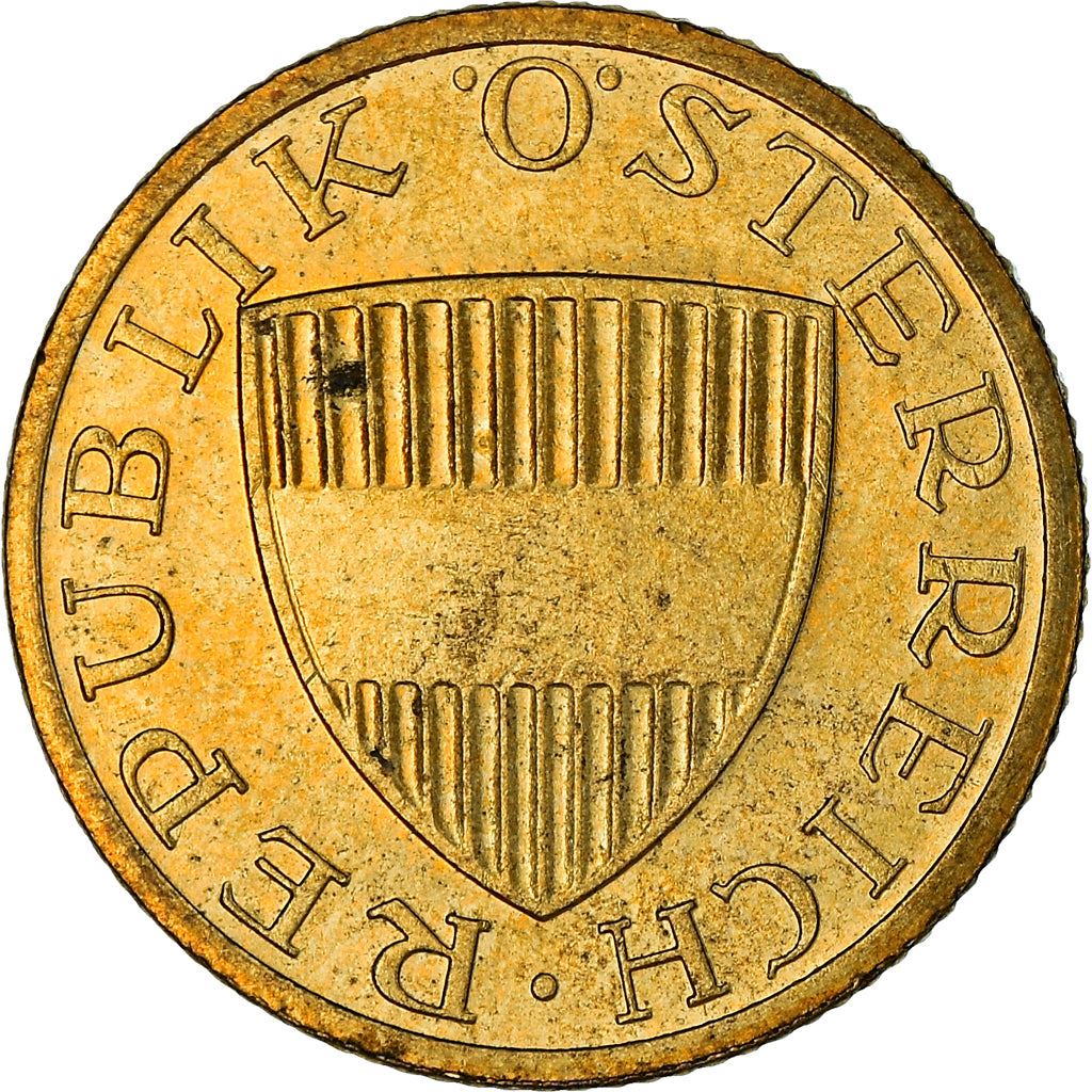 Austria 50 Groschen Coin | Gentian Flower | KM2885 | 1959 - 2001