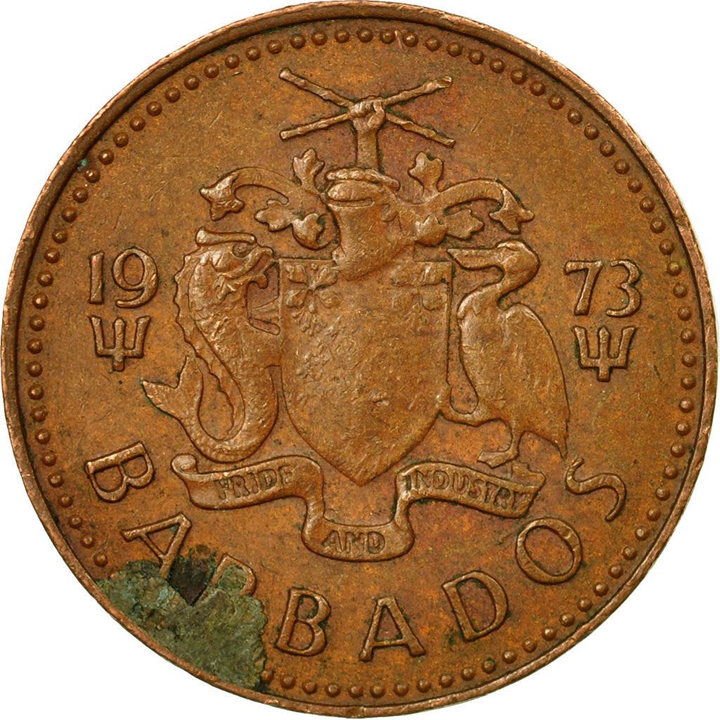 Barbados | 1 Cent Coin | Trident | Km:10 | 1973 - 1991