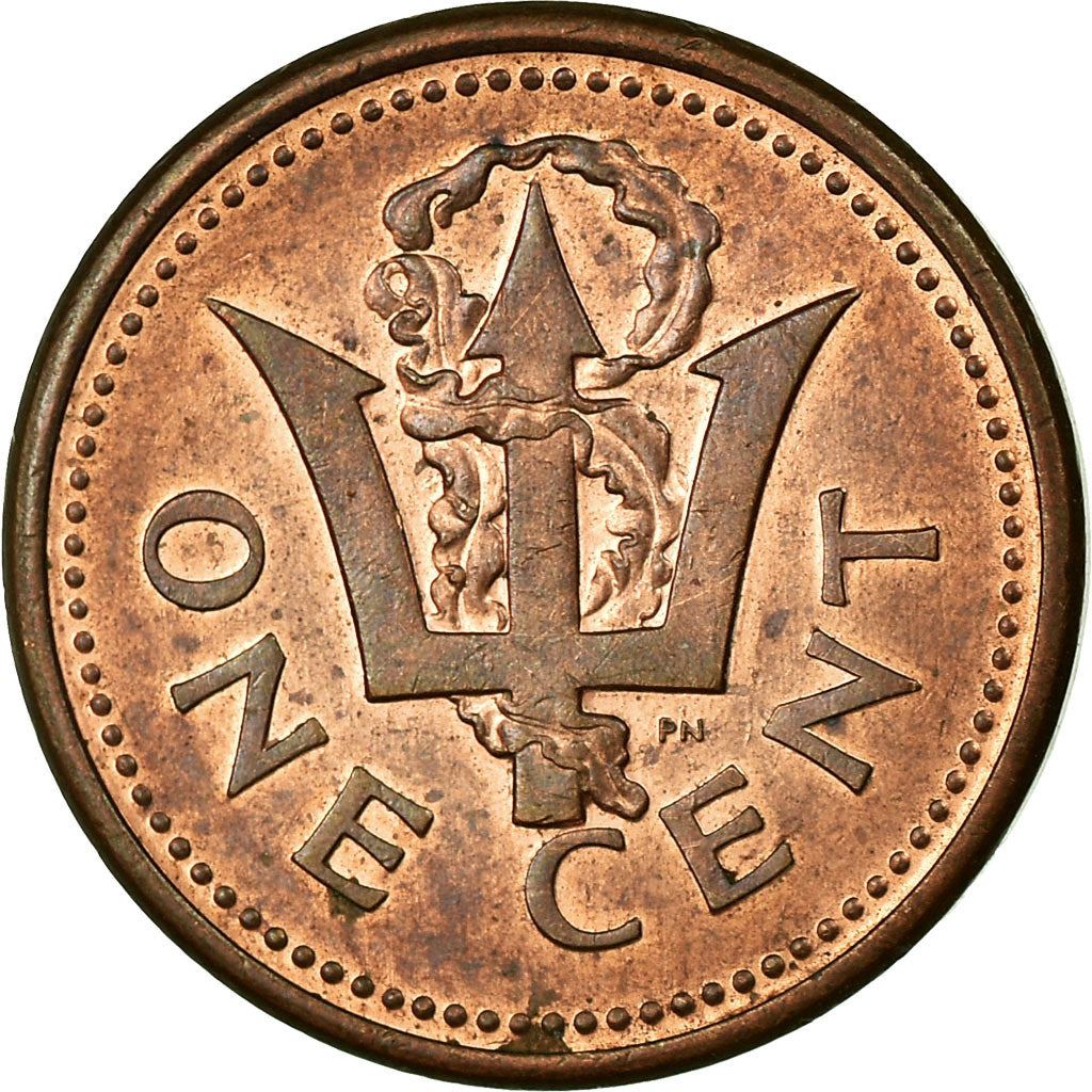 Barbados | 1 Cent Coin | Trident | Km:10A | 1992 - 2007