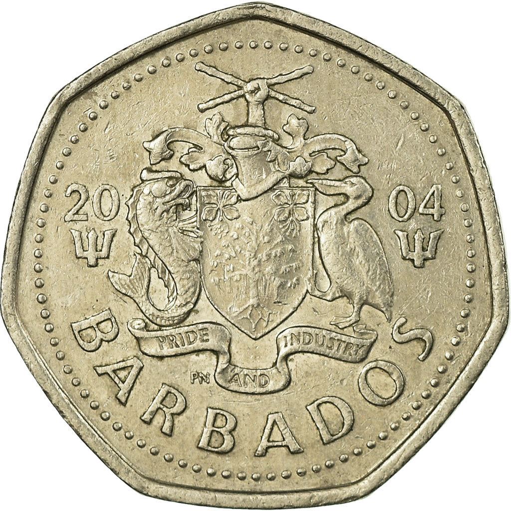 Barbados | 1 Dollar Coin | Flying fish | Km:14.2 | 1988 - 2005