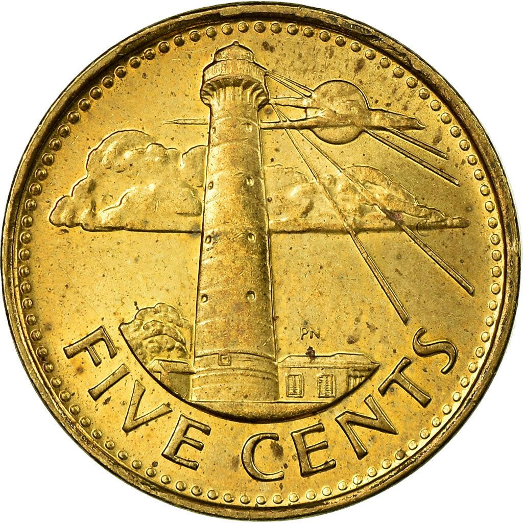 Barbados | 5 Cents Coin | Lighthouse | Km:11A | 2007 - 2022