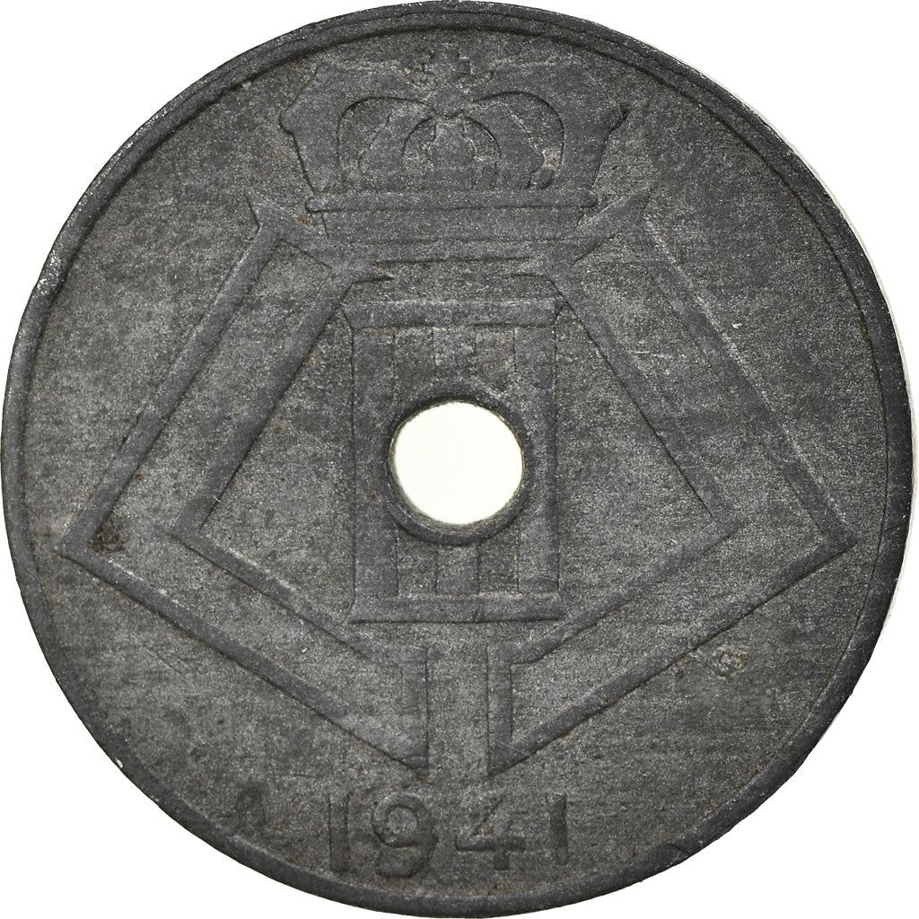 Belgian 5 Centimes Coin | Leopold III BELGIQUE | Li�ge | Arlon | KM123 | 1941 - 1943