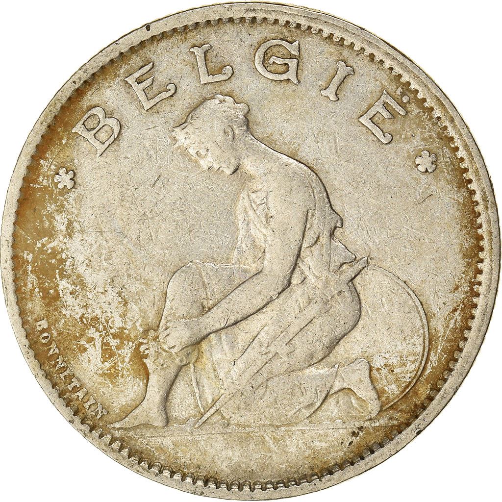 Belgian Coin 1 Franc - Albert I België | Libertine | Sword | KM90 | 1922 - 1935