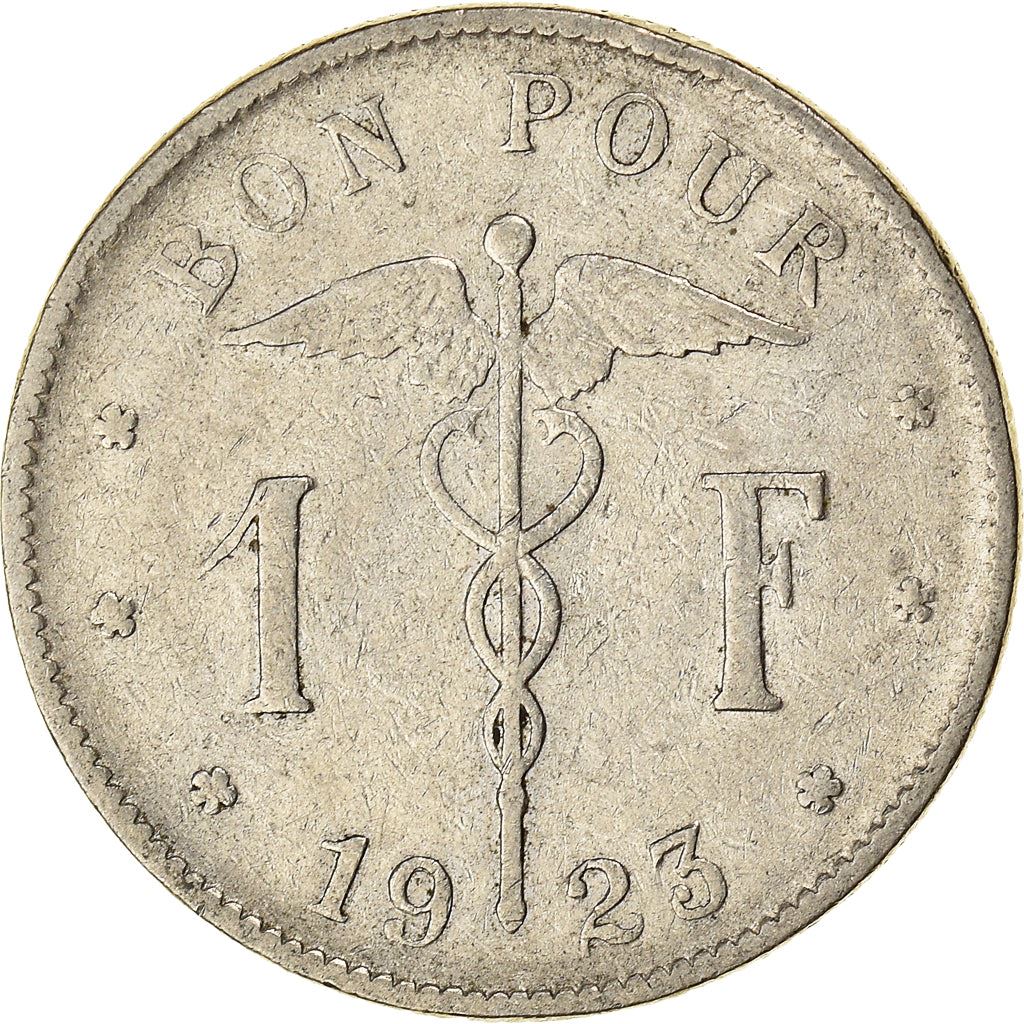 Belgian Coin 1 Franc - Albert I Belgique | Libertine | Sword | KM89 | 1922 - 1934