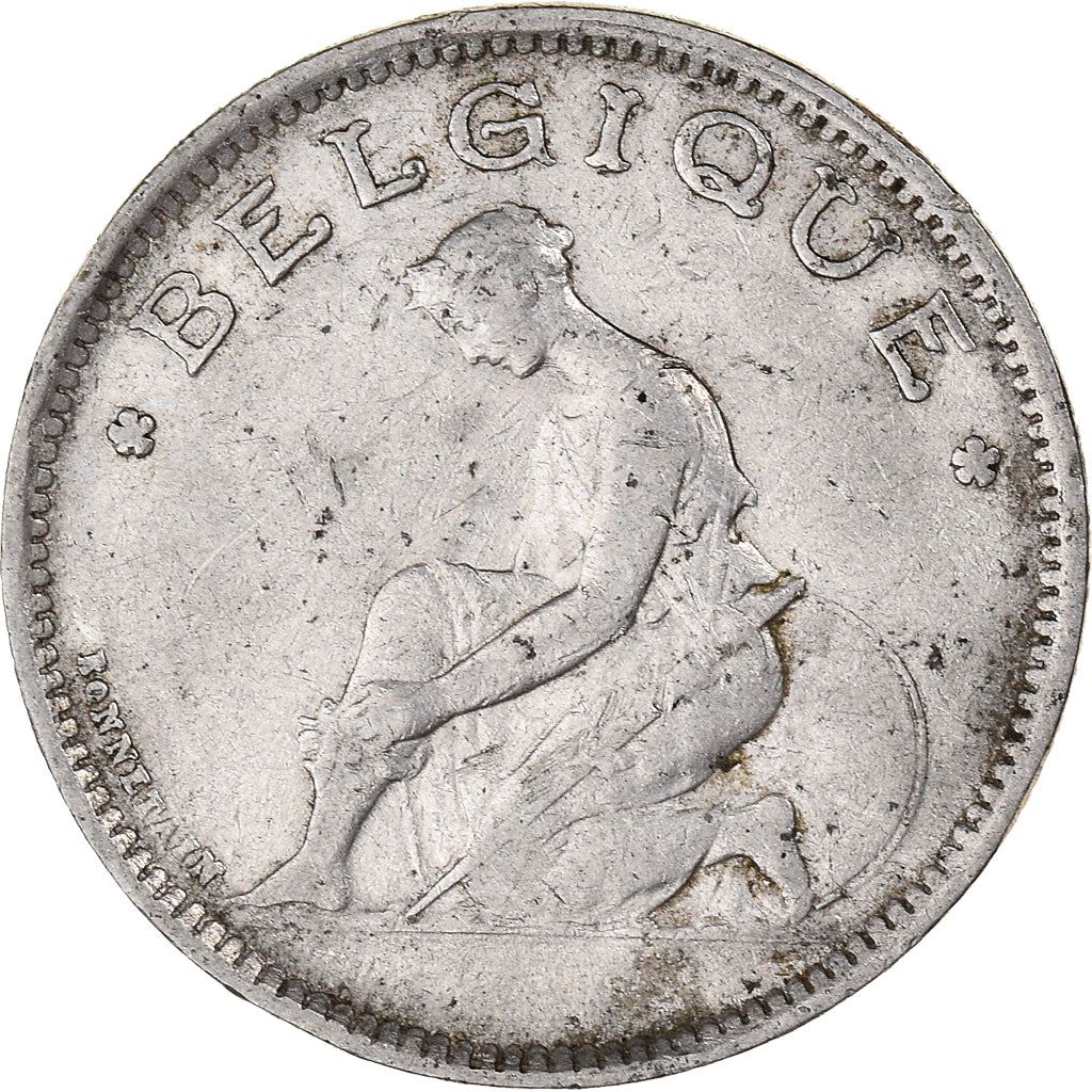 Belgian Coin 1 Franc - Albert I Belgique | Libertine | Sword | KM89 | 1922 - 1934