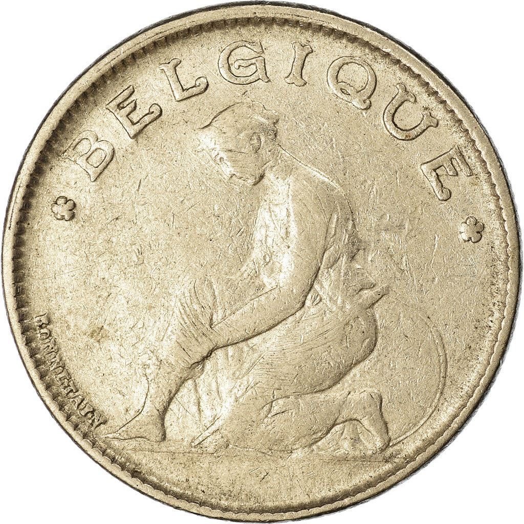 Belgian Coin 1 Franc - Albert I Belgique | Libertine | Sword | KM89 | 1922 - 1934