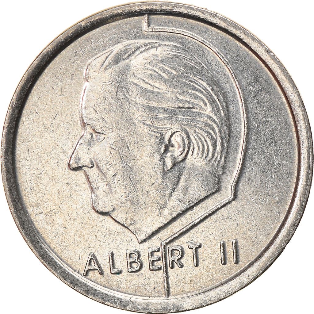 Belgian Coin 1 Franc - Albert II België | Angel | Privy | Scales | KM188 | 1994 - 2001