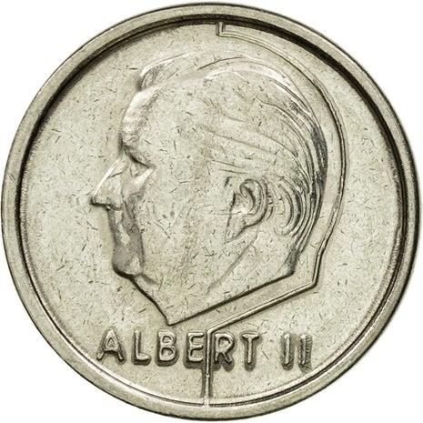 Belgian Coin 1 Franc - Albert II België | Angel | Privy | Scales | KM188 | 1994 - 2001