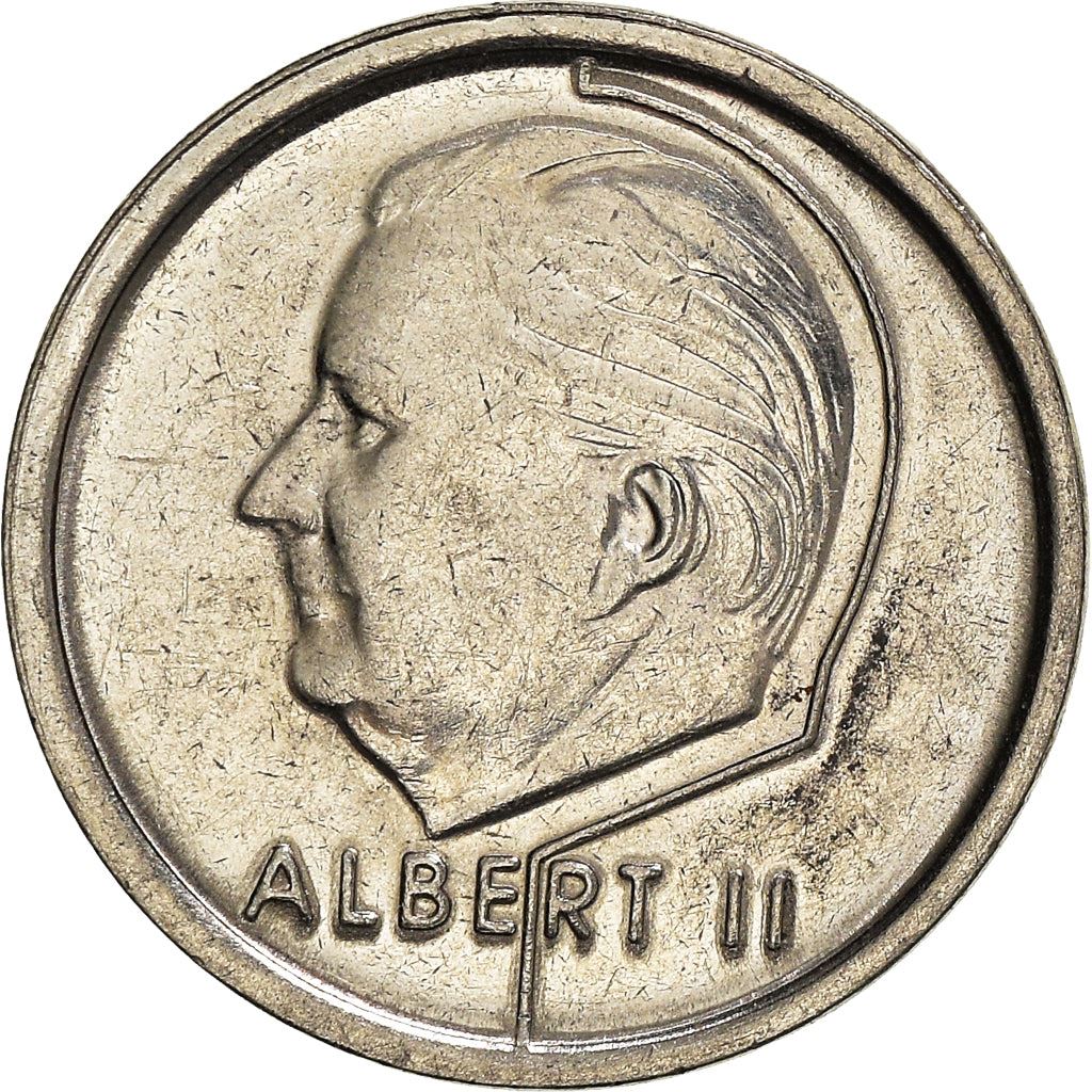 Belgian Coin 1 Franc - Albert II Belgique | Angel | Privy | Scales | KM187 | 1994 - 2001