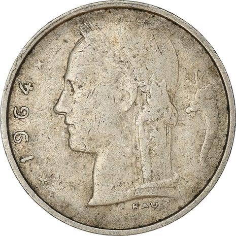 Belgian Coin 1 Franc - Baudouin I België | Cornucopia | Oak | Star | KM143 | 1950 - 1988